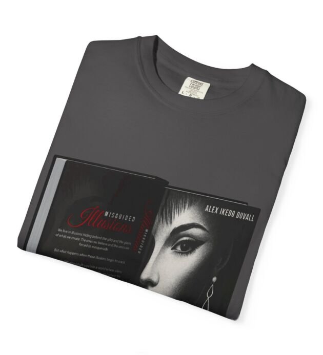 Romance Book Cover Art T-Shirt — 'Midnight Allure' Graphic Tee